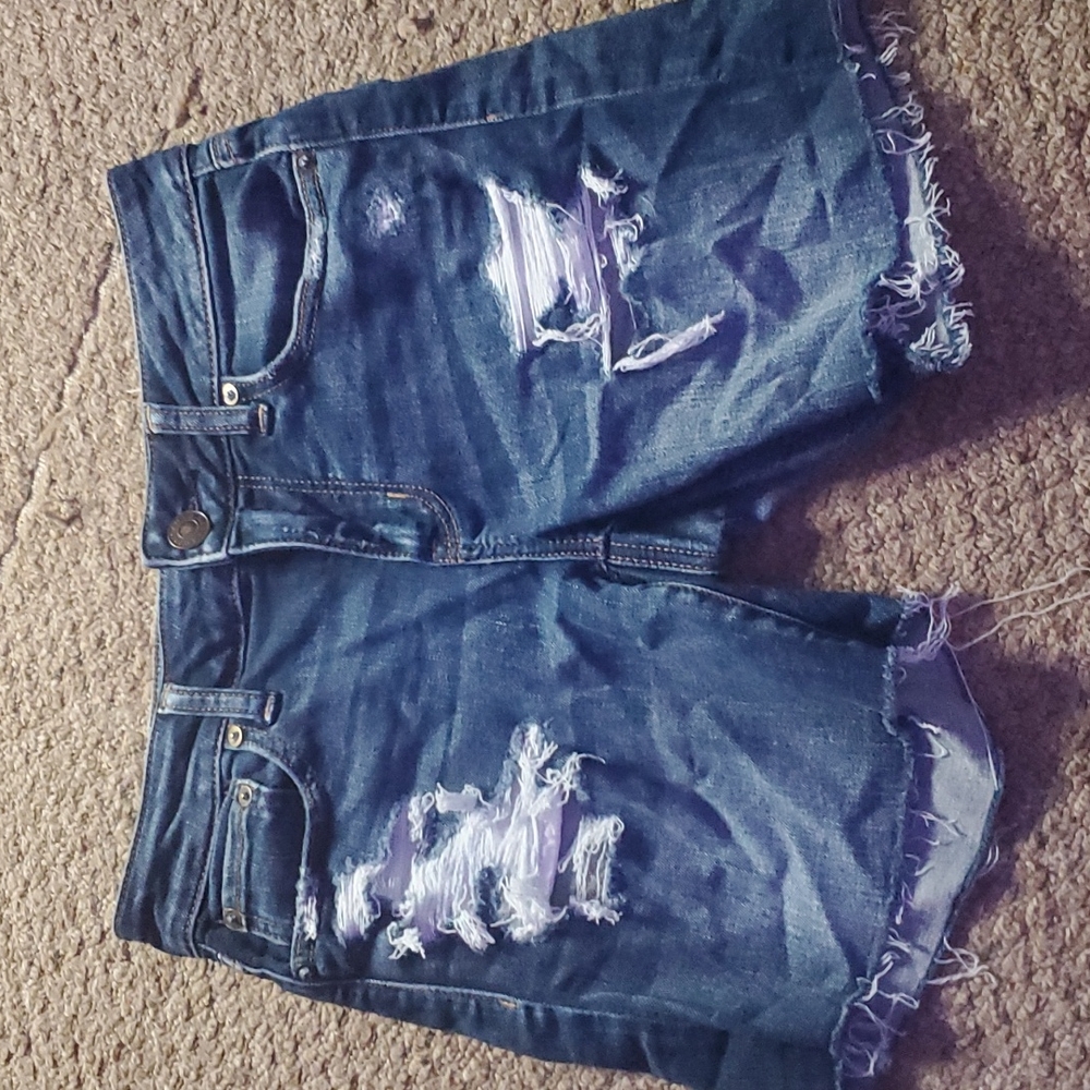 Jean Biker Shorts